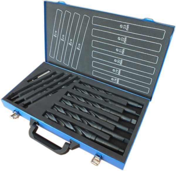 Coffret 10p Forêts DIN345 HSS-CO5% 14-23/1mm