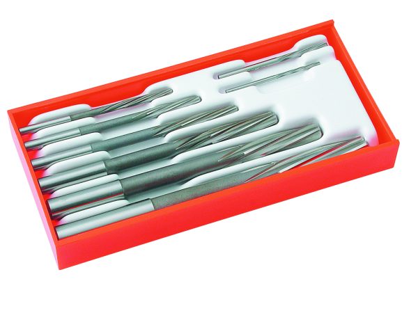 Jeu de 8 Alésoirs Machines DIN212 HSS-Cobalt 2-12MM H7
