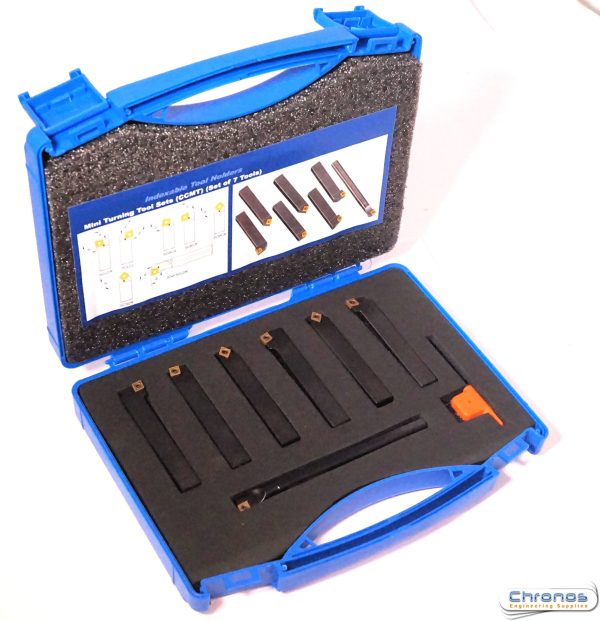 Coffret de 6 Outils de Tournage à Plaquette Carbure interchangeable 10X10